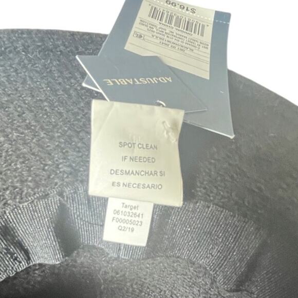 Universal Thread Black Wool Blend Fedora Hat‎ NWT Adjustable Wide Brim - Picture 7 of 8